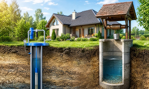 Автономное водоснабжение загородного дома Белорецк: скважина или колодец 
